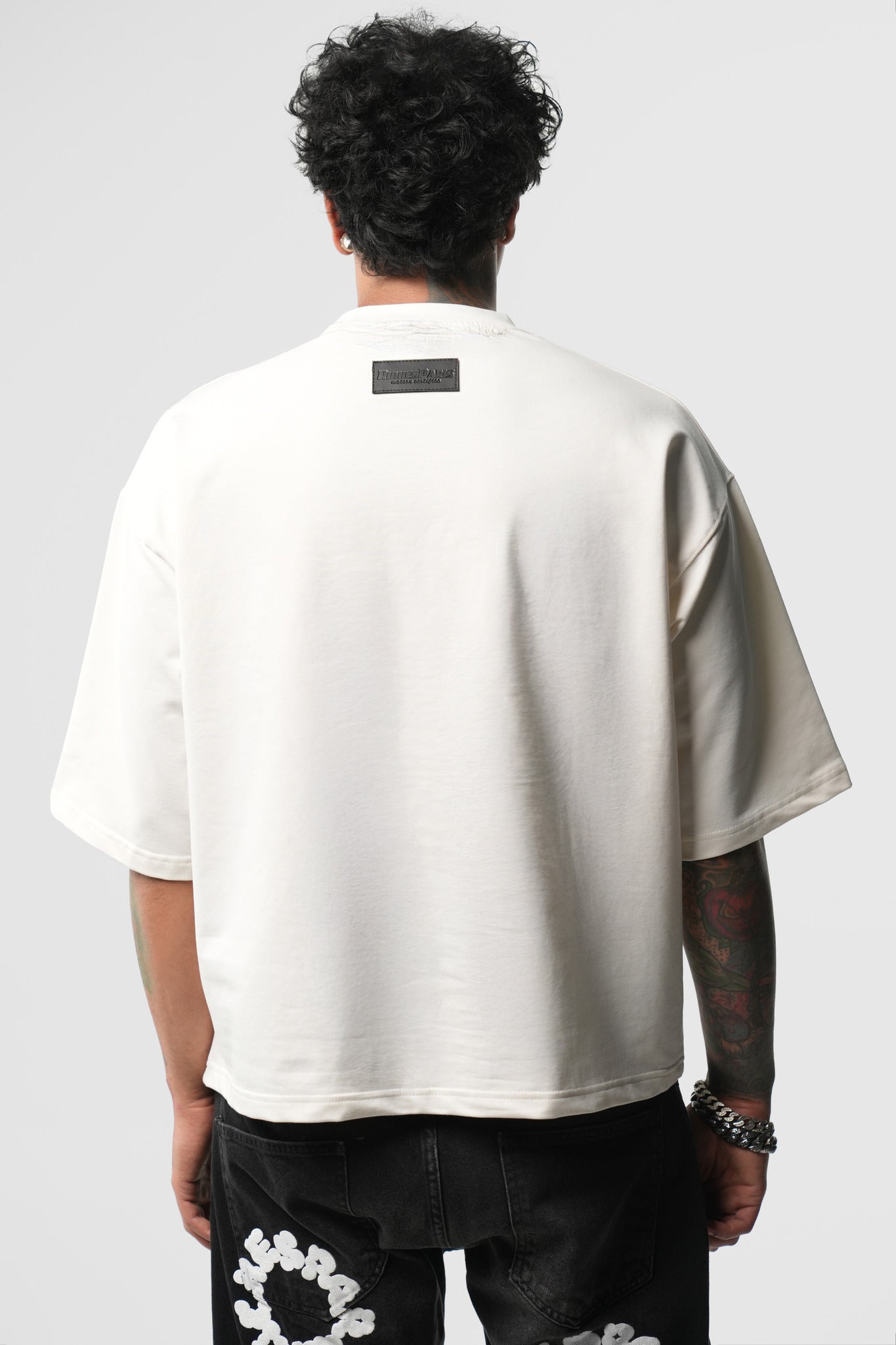 T-shirt Riches Paris blanc « Snake »