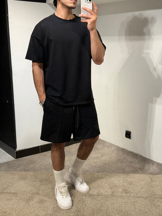 Ensemble t-shirt/short noir