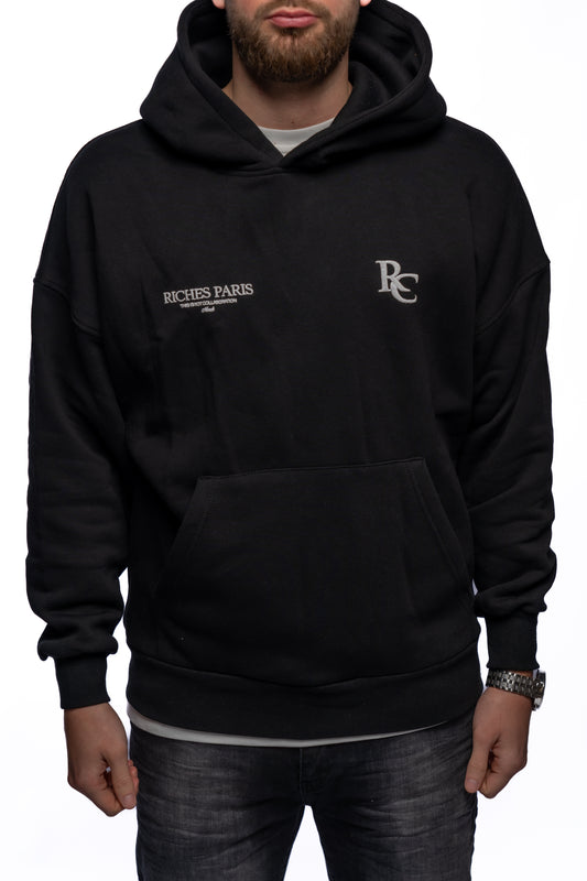 Hoodie "Not Collaboration" Noir Riches Paris