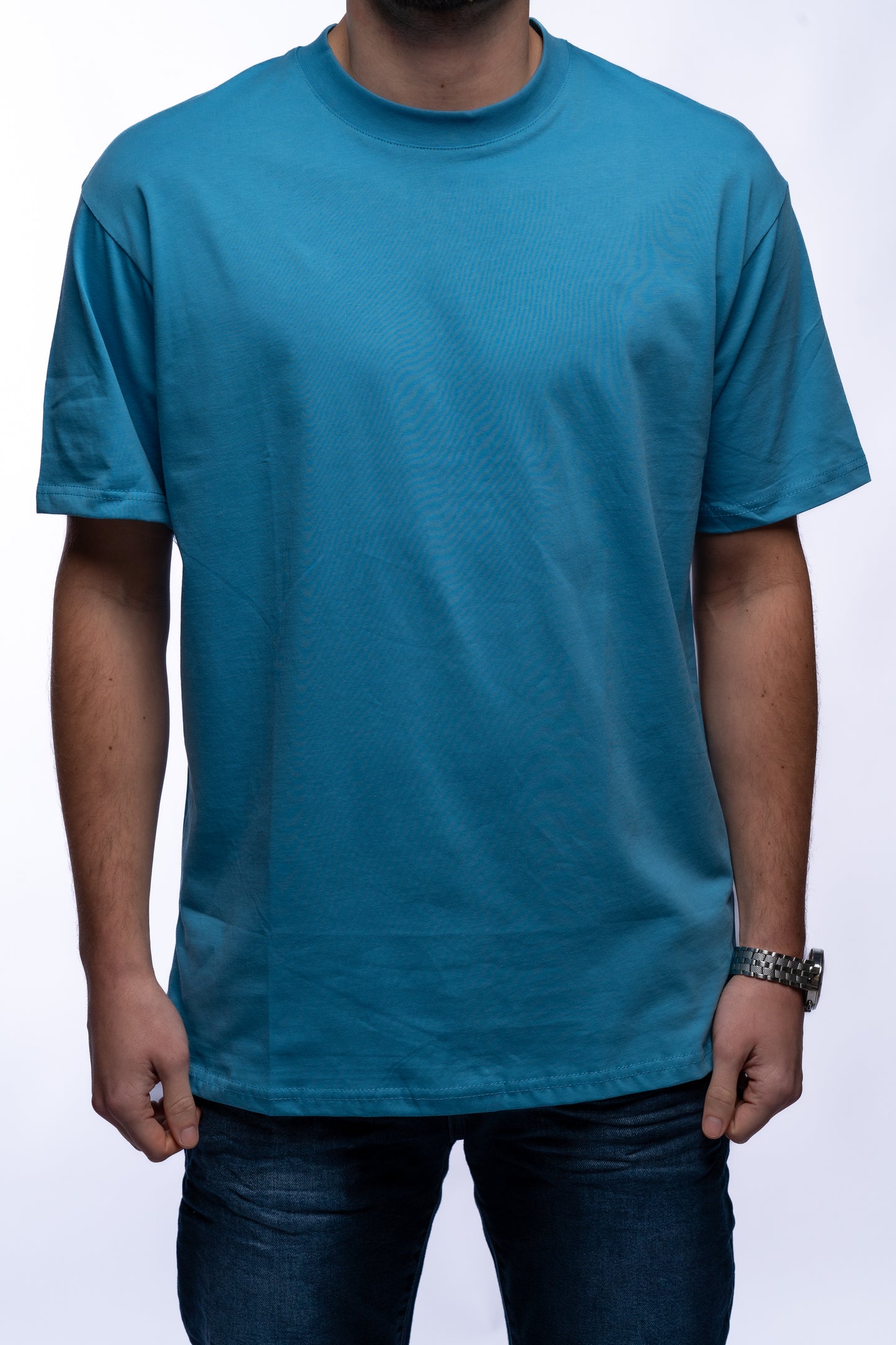 T-shirt basic bleu